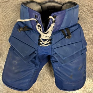 #32 Ryan Fanti Used Senior Large Vaughn Hockey Goalie Pants Pro Stock