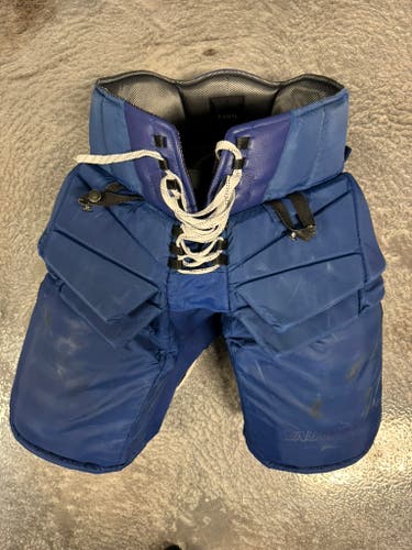 #32 Ryan Fanti Used Senior Large Vaughn Hockey Goalie Pants Pro Stock