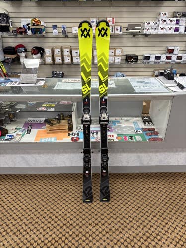 NEW Volkl Racetiger 157cm 24/25 W/ Marker Comp 12 GW NEW! SL Racing Skis