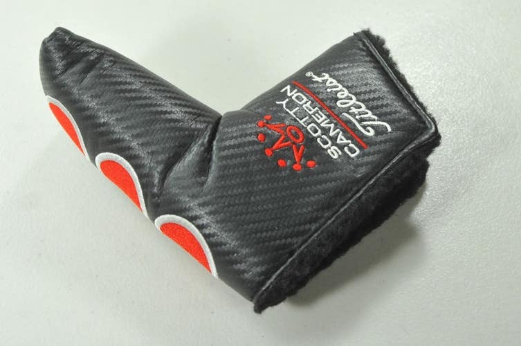 Scotty Cameron 2008 Red Racer Custom Shop Blade Putter Head Cover  #210149