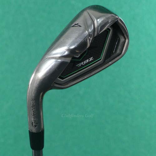 LH TaylorMade RBZ RocketBallz High Polish Single 4 Iron Nippon Steel Stiff