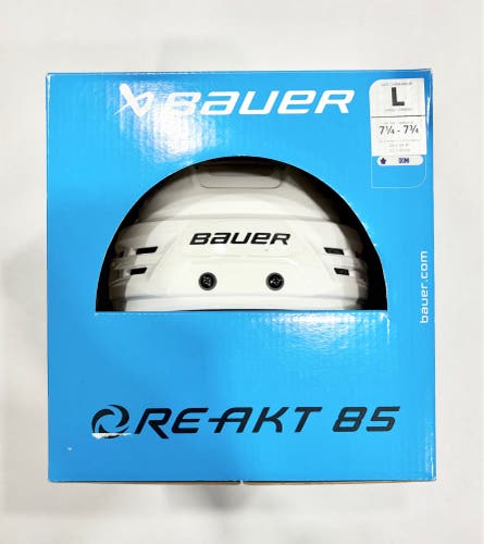 New Max Domi Bauer ReAkt 85 Pro Stock Helmet - Toronto Maple Leafs (white)