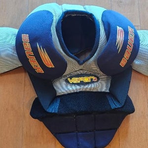 Bauer Vapor SP4 Senior Large Shoulder Pads - Great Condition - Extended Ab Protection (Used)