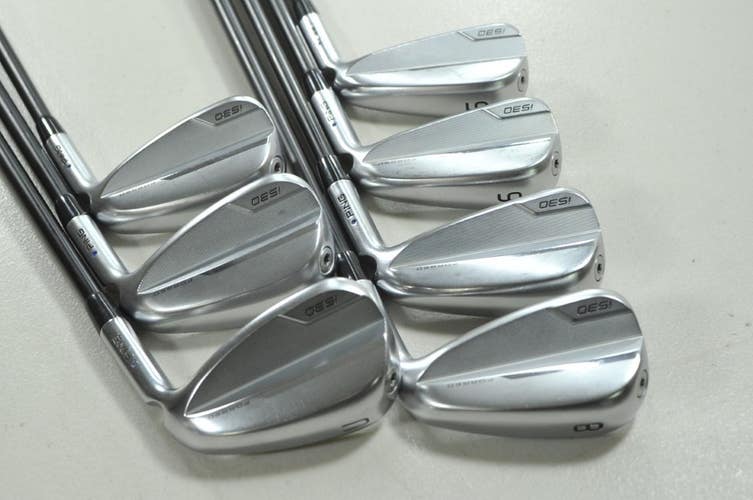 Ping i530 5-W,UW Iron Set Regular Flex Blue Dot Right Alta CB Graphite # 205124