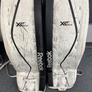 Junior Size 30 + 1 Reebok XLT 24 JR Ice Hockey Goalie Leg Pads