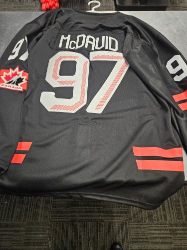 Used Hockey Practice Jersey Black Senior 11769-C000030609