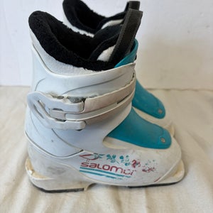 Mondo 15.5 & lower Kid's Salomon Ski Boots (Used)