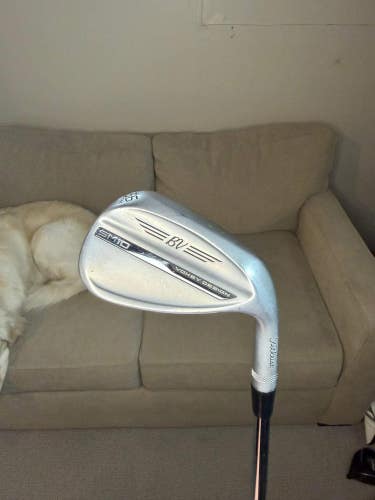 Titleist Vokey SM10 Tour Chrome Sand Wedge 56 / 8 Wedge Flex 35.5 NICE