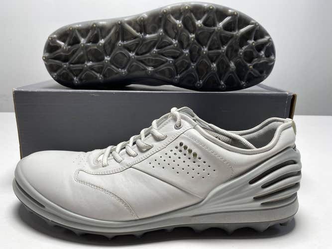 Ecco Cage Pro Golf Shoes White Gray Men's SZ 12-12.5 ( 13300401007 )
