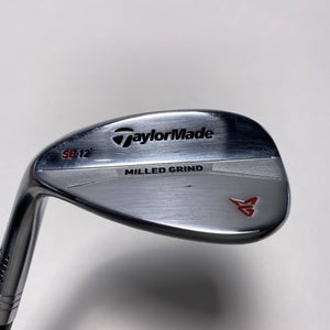 TaylorMade Milled Grind Satin Chrome Wedge 56* 12 SB-Grind DG Wedge Steel LH