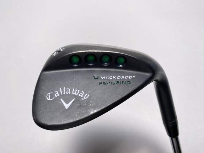 Callaway Mack Daddy Matte BLK PM Grind Wedge 64* 10 KBS Tour-V Wedge Steel RH