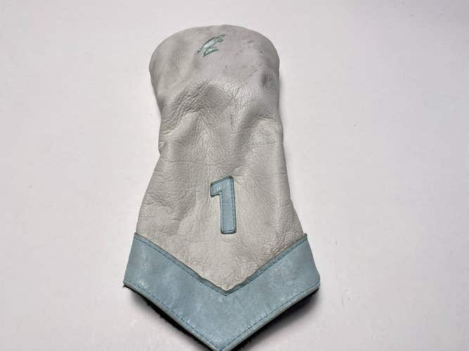 Links Kings Trophy Leather Driver Headcover White HC