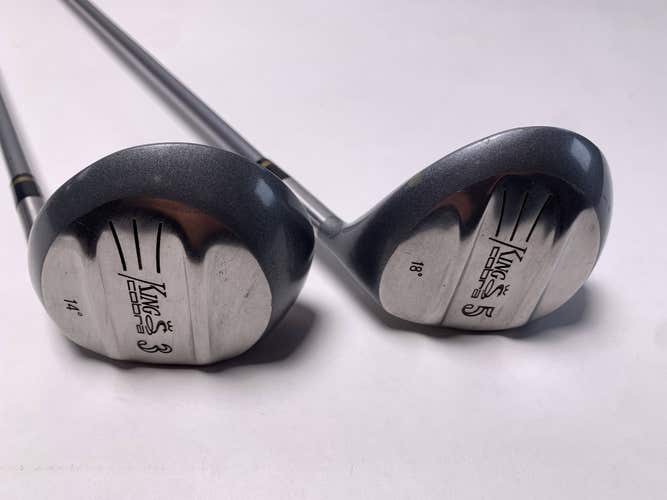 Cobra King Cobra Tour 3 & 5 Fairway Wood Set 14* 18* AutoClave Regular Mens RH