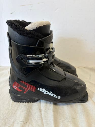 Mondo 19 & 19.5 Kid's Alpina AJ1 Ski Boots (Used)