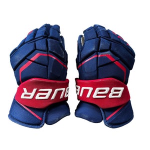 Bauer Supreme 2S Pro - Used Pro Stock 15" Gloves - Team USA (Blue/Red/White)
