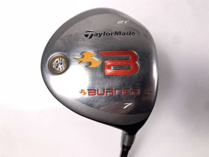 TaylorMade Burner 2008 7 Fairway Wood 21* REAX 49g Regular Graphite Mens RH