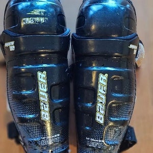 Bauer Supreme 5000 Senior Shin Pads 14" - Gel Series - Elite Protection (Used)