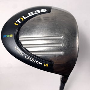 (T)Less TeeLess High Launch RXS Driver 13* Fujikura Pro XLR8 50g Senior RH
