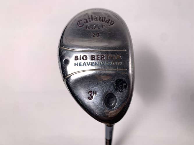 Callaway Big Bertha Heavenwood 3 Hybrid 20* Big Bertha Gems 55 Ladies RH