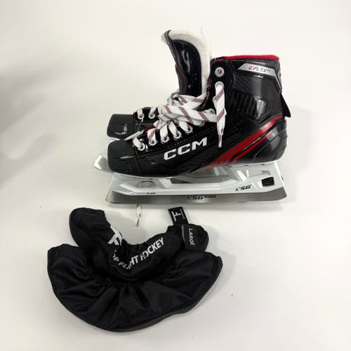 Used Once CCM Eflex 6.5 Goalie Skates | Size 8 R | J423