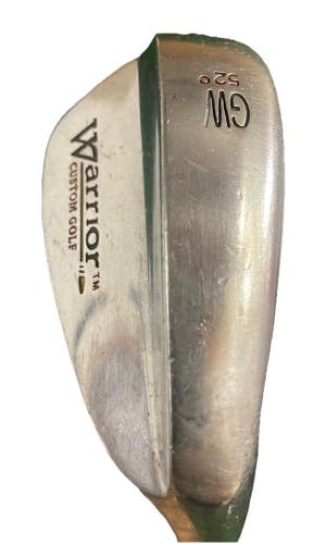 Warrior Golf Gap Wedge 52* RH Men's Regular Steel 35.5" New Midsize Grip Nice