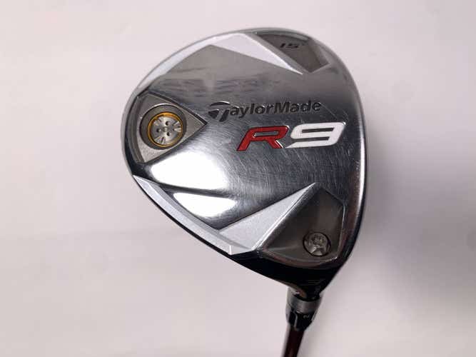 TaylorMade R9 3 Fairway Wood 15* Fujikura Motore 70g Regular Graphite Mens RH