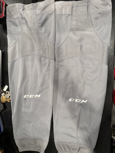 Gray Senior XL CCM Custom Sublimated Socks (New)