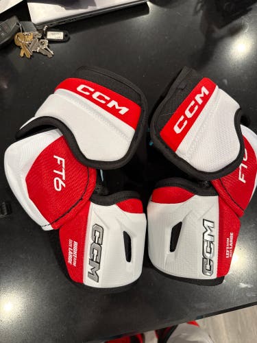 Senior Large CCM JetSpeed FT6 Elbow Pads (New)