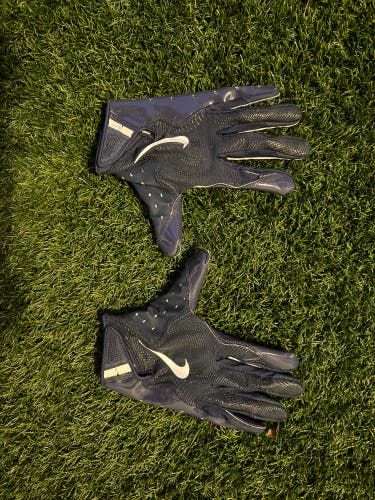 Navy Blue Nike Vapor Jet 7.0 Gloves (Used)