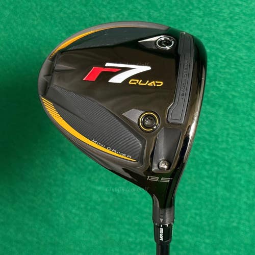 TaylorMade r7 Quad Mini Driver 13.5 Driver Fujikura Speeder MD 6-S Stiff w/HC