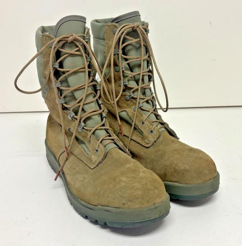 Belleville 650 ST Sage Suede Steel Toe Gore-Tex Waterproof Combat Boots US 14