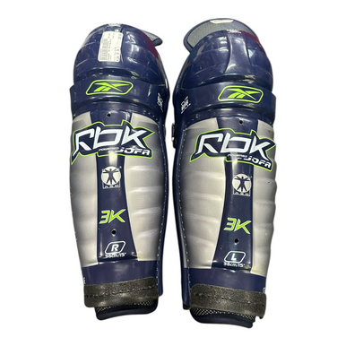 Used Reebok 3K Senior Shin Guards Navy Blue 15" 11375-C000373464