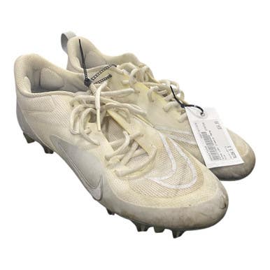 Used Nike LAX Cleats Mens White Senior 9 11375-S000372466