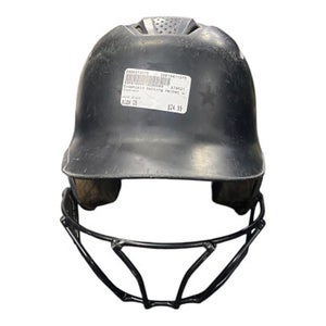 Used Evoshield Batting Helmet w/Mask Black One Size 11375-S000372075