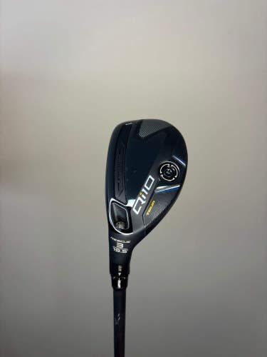 Taylormade Qi10 Tour 3 Hybrid 19.5 Tensei AV Blue Regular Flex Lefty 40 MINT