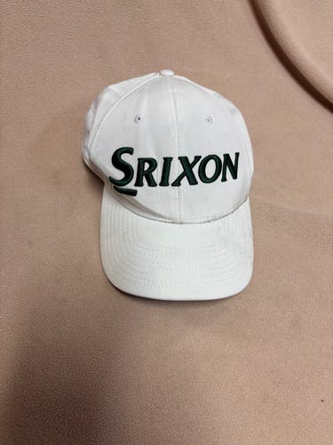 White Adult Unisex Large Srixon Hat (Used)