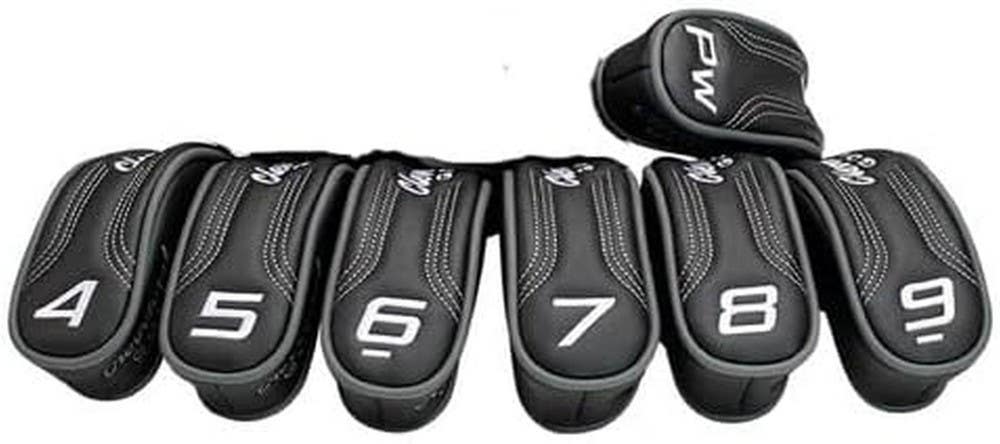 Cleveland Launcher XL Halo Iron Headcovers 7pk (Black, 4-PW) Golf NEW