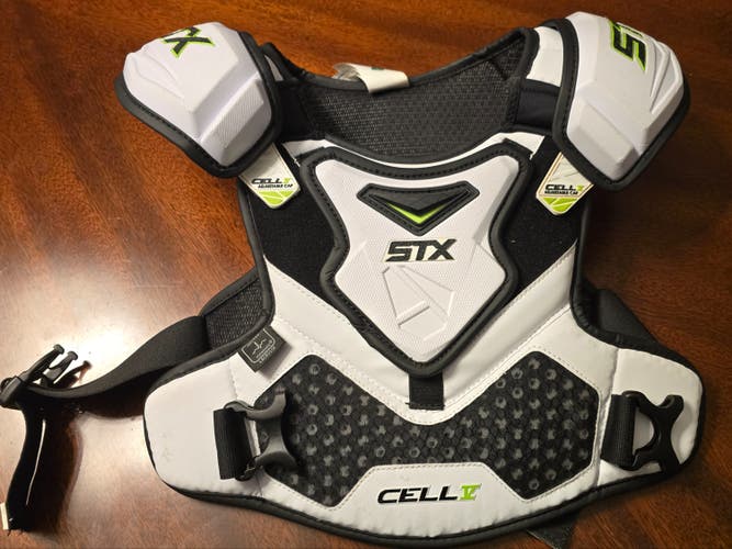 Medium Youth STX Cell V Shoulder Pads (Used)