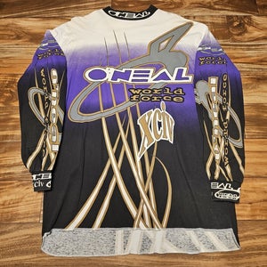Vintage O'Neal World Force XCIV Motocross Long Sleeve Jersey Shirt 1994 Size XL