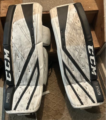 34" 2017 CCM Premier P2.9 Goalie Leg Pads Pro Stock (Used)
