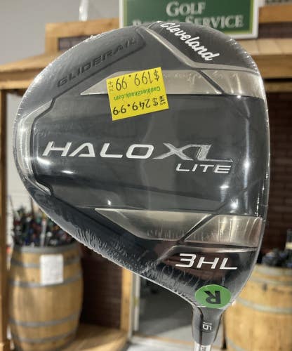 Cleveland HALO XL LITE 16 #3 Fairway Wood 43.5 ALDILA ASCENT 40 Regular Flex RH