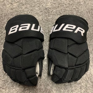 Bauer Supreme Mach Game Used Hockey Gloves 14” Mittelstadt Bruins
