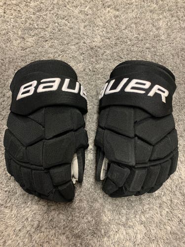 Bauer Supreme Mach Game Used Hockey Gloves 14” Mittelstadt Bruins