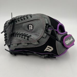 Wilson Flash Fastpitch 12” Lefty Softball Infield Pitchers Baseball Glove