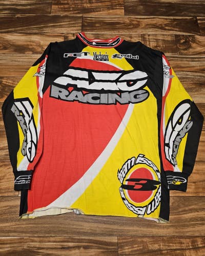 Vintage AXO Sport 1990s AMA PRO Motocross Supercross Team Issue 3 Jersey Size XL
