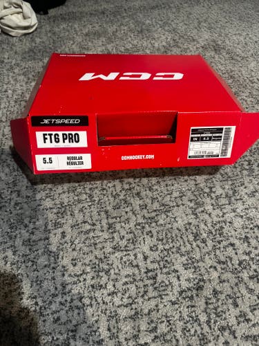 2023 CCM JetSpeed FT6 Pro Hockey Skates Regular Width Size 5.5 (Used)