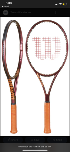 Wilson Pro Staff Six One 95 v14 Tennis Racket