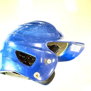 Used Under Armour 6 1/2- 7 3/4 Batting Helmet No Mask Royal Blue One Size 11860-S000303841