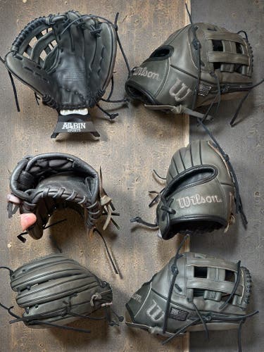 Custom Wilson A2000 RH Softball Glove 12.75" (Used)