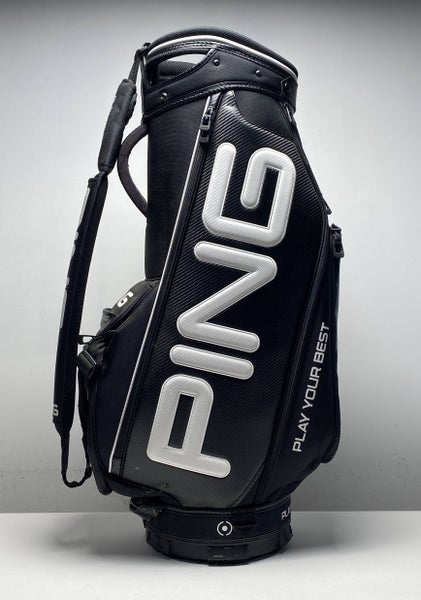 Ping Demo Staff Bag Black 6-Way Divide Single Strap Golf Bag